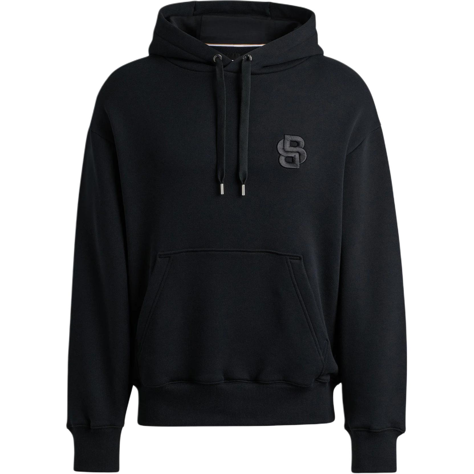 Худи с монограммой Double B и шнурком HUGO BOSS, черный
Худи с монограммой Double B и шнурком HUGO BOSS, черный