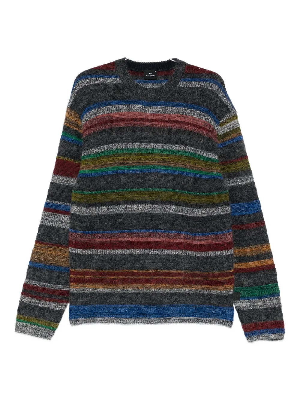 Полосатый свитер с круглым вырезом Paul Smith, серый
Полосатый свитер с круглым вырезом Paul Smith, серый