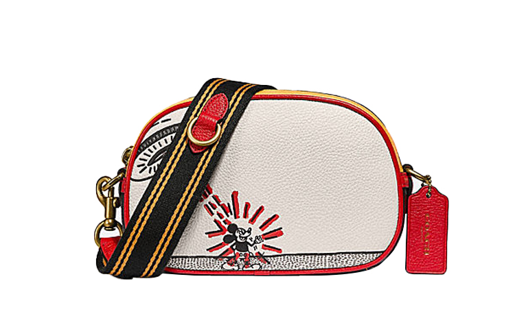 Дисней Микки Коллаборация Кожаная Плечевая Сумка, Фотосумка, Маленькая Женская Поясная Сумка Белая и Красная COACH 
Дисней Микки Коллаборация Кожаная Плечевая Сумка, Фотосумка, Маленькая Женская Поясная Сумка Белая и Красная COACH