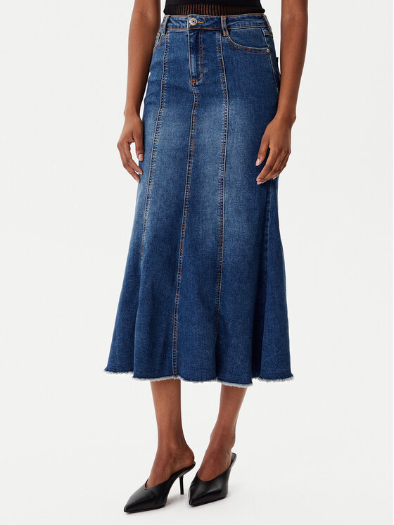 Джинсовая юбка slim fit 252-JAFTER Morgan, синий
Джинсовая юбка slim fit 252-JAFTER Morgan, синий