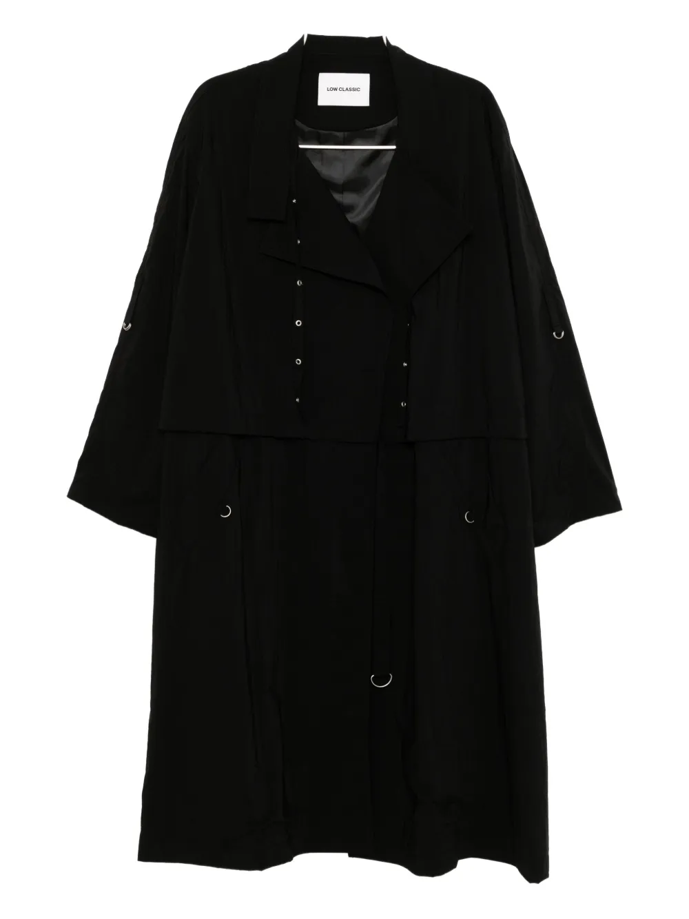 Тренч с поясом Low Classic, черный
Тренч с поясом Low Classic, черный