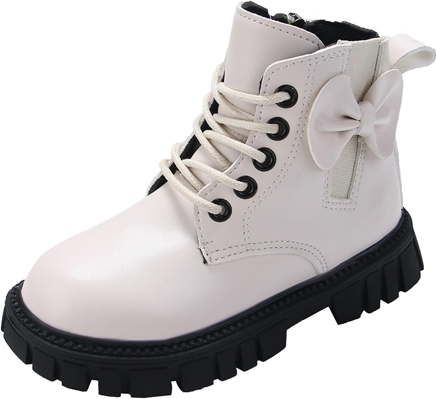 Детские сапожки для девочек на шнуровке с бантом, с молнией, модные ботильоны для малышей и старших детей, водонепроницаемые, теплые, с нескользящей резиновой подошвой для улицы, для школы и костюмов на Хэллоуин Generic, White
Детские сапожки для девочек на шнуровке с бантом, с молнией, модные ботильоны для малышей и старших детей, водонепроницаемые, теплые, с нескользящей резиновой подошвой для улицы, для школы и костюмов на Хэллоуин Generic, White