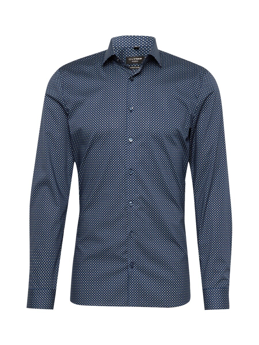 Рубашка на пуговицах стандартного кроя Olymp, морской синий/голубой
Рубашка на пуговицах стандартного кроя Olymp, морской синий/голубой