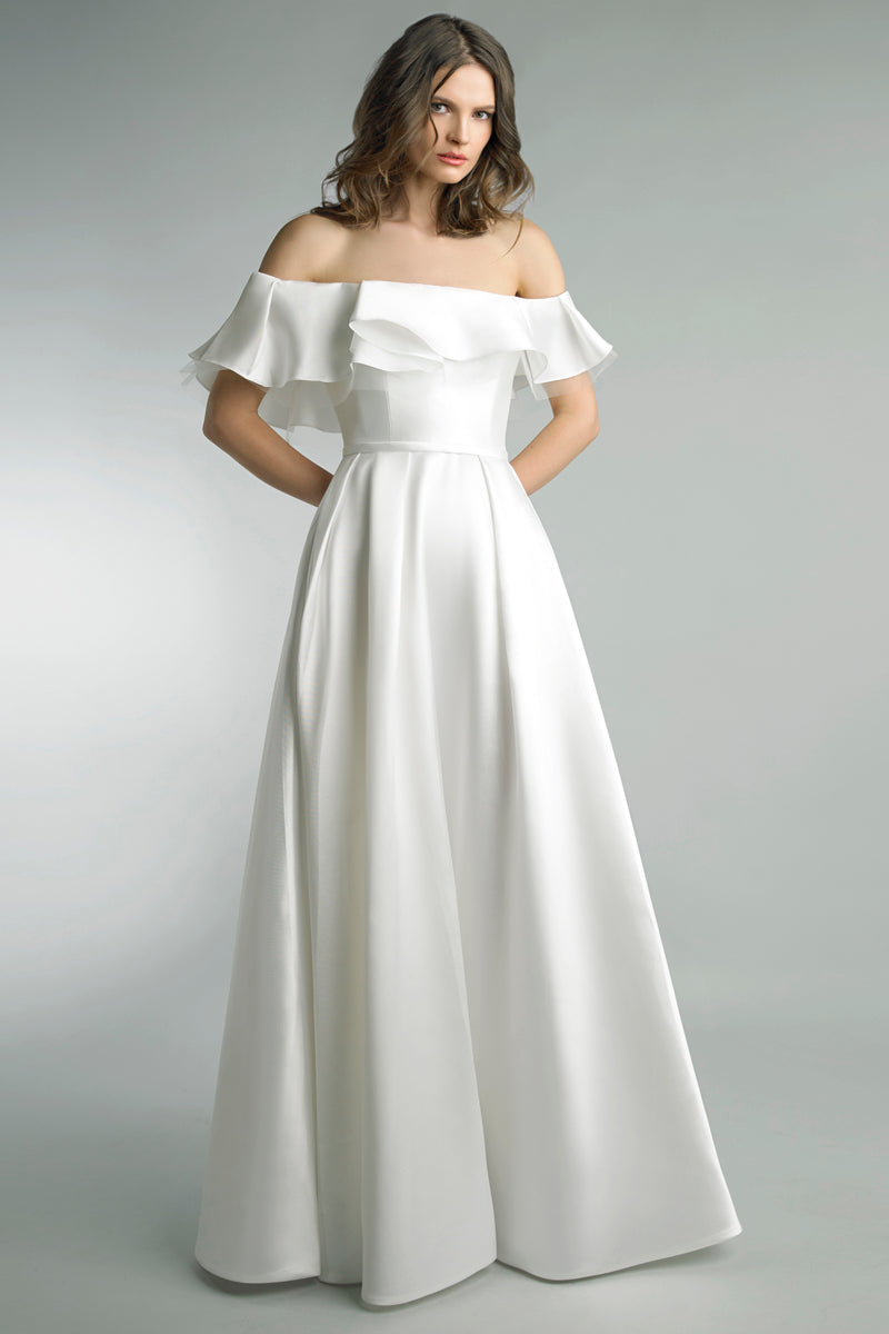 Вечернее платье с открытыми плечами Basix Black Label, белый
Вечернее платье с открытыми плечами Basix Black Label, белый