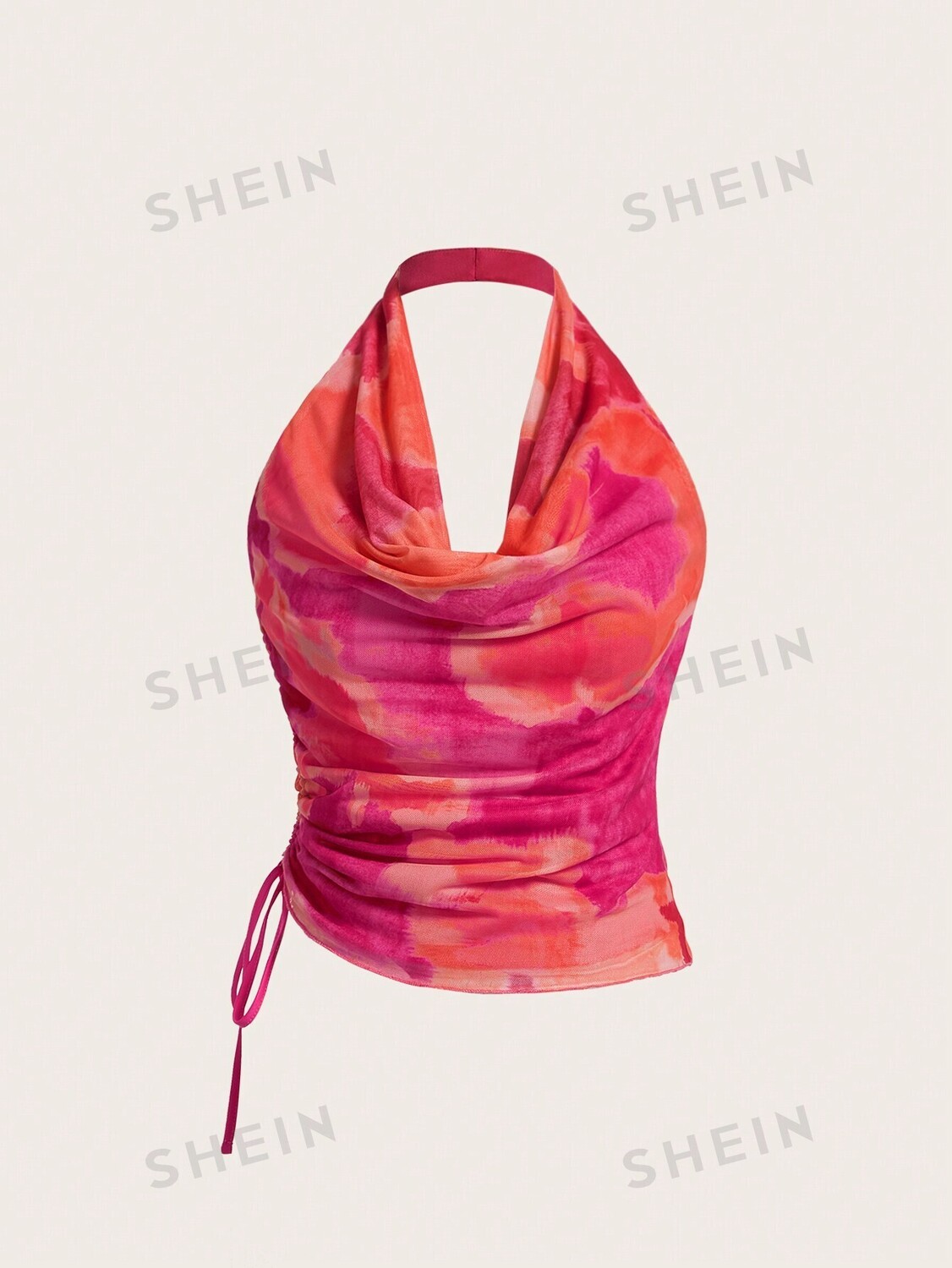 Топ с воротником-бретелькой Rosie, тай-дай, драпированная передняя часть Shein, мультиколор
Топ с воротником-бретелькой Rosie, тай-дай, драпированная передняя часть Shein, мультиколор