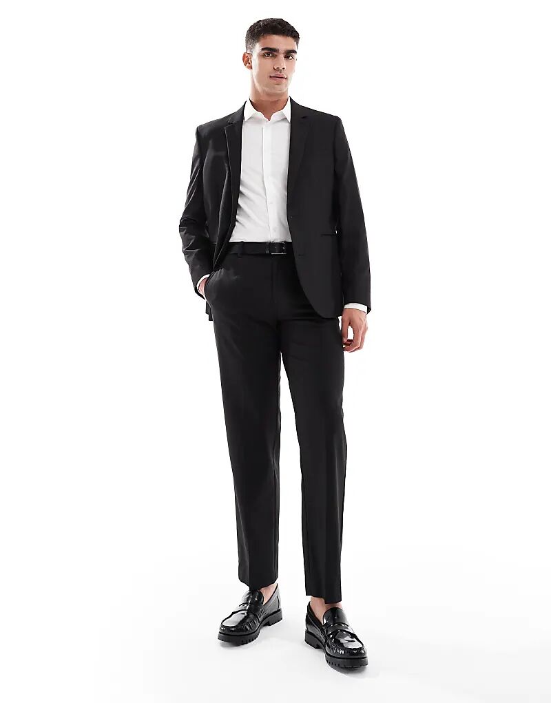 Прямые брюки ASOS DESIGN черного цвета
Прямые брюки ASOS DESIGN черного цвета