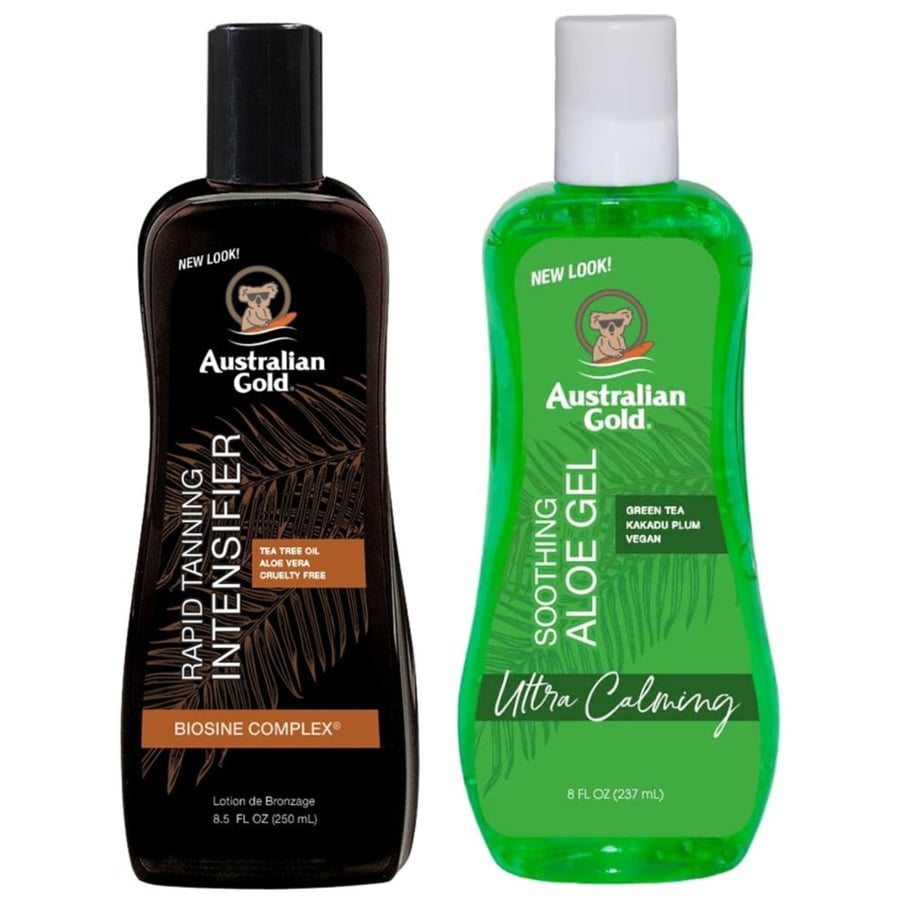 Australian Gold Rapid Tanning Intensifier + Aloe After Sun 
Australian Gold Rapid Tanning Intensifier + Aloe After Sun