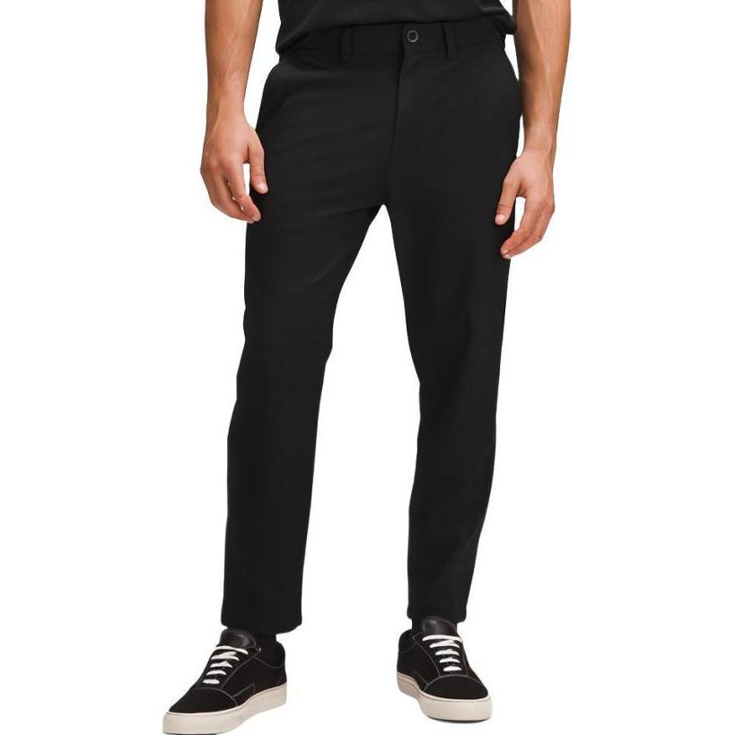 Свободные зауженные повседневные брюки Lululeman, черный
Свободные зауженные повседневные брюки Lululeman, черный