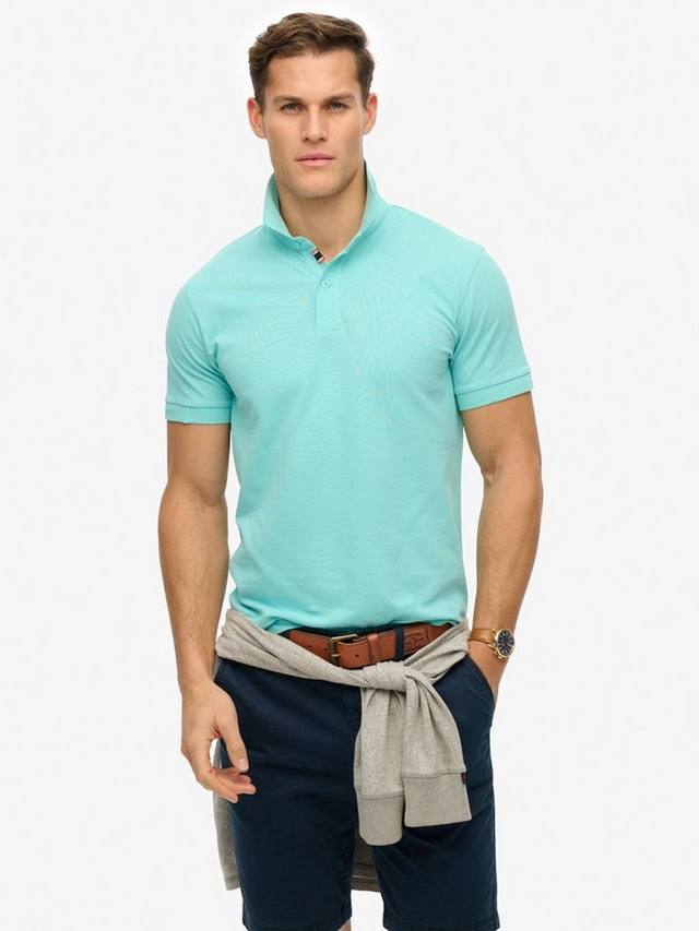 Хлопковая пике-поло от Cotton City Superdry, Aqua Sky Turquoise
Хлопковая пике-поло от Cotton City Superdry, Aqua Sky Turquoise