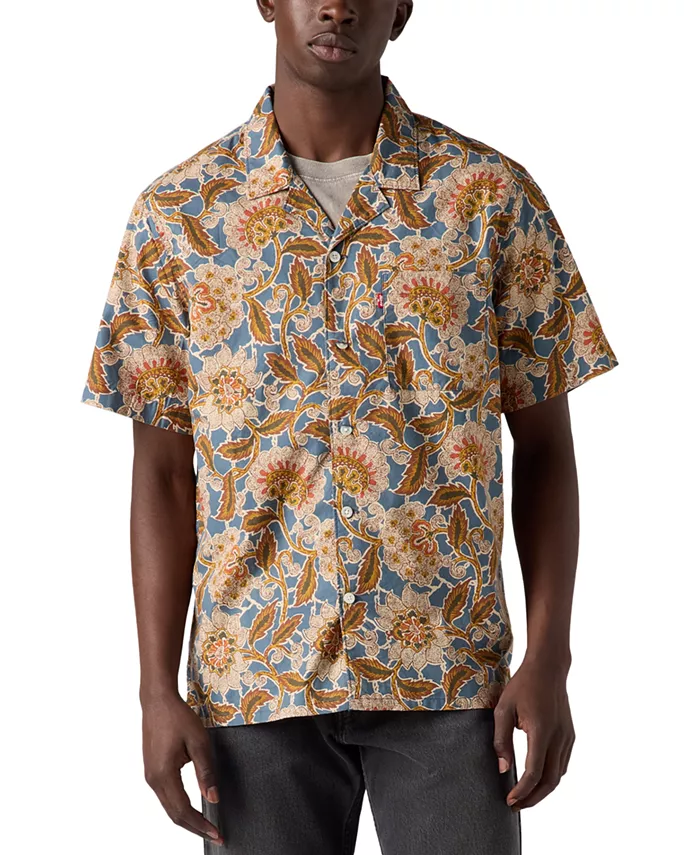 Мужская рубашка с коротким рукавом "Sunset" с цветочным принтом и застежкой на пуговицы Levi's, коричневый
Мужская рубашка с коротким рукавом "Sunset" с цветочным принтом и застежкой на пуговицы Levi's, коричневый