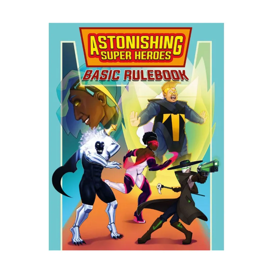 Astonishing Super Heroes Book 1 - Basic Rulebook, Role Playing Games (Tim Bannock), мягкая обложка
Astonishing Super Heroes Book 1 - Basic Rulebook, Role Playing Games (Tim Bannock), мягкая обложка