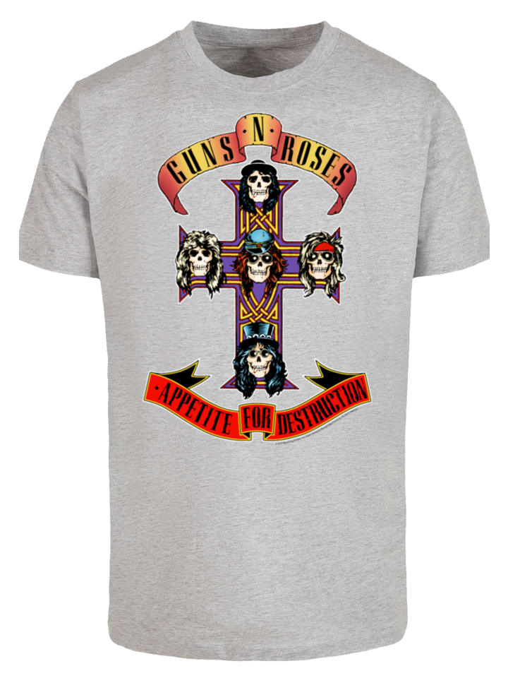 F4NT4STIC Футболка Guns 'n' Roses Appetite For Destruction серого цвета с пятнистым рисунком, Серый, F4NT4STIC Футболка Guns 'n' Roses Appetite For Destruction серого цвета с пятнистым рисунком
F4NT4STIC Футболка Guns 'n' Roses Appetite For Destruction серого цвета с пятнистым рисунком, Серый, F4NT4STIC Футболка Guns 'n' Roses Appetite For Destruction серого цвета с пятнистым рисунком