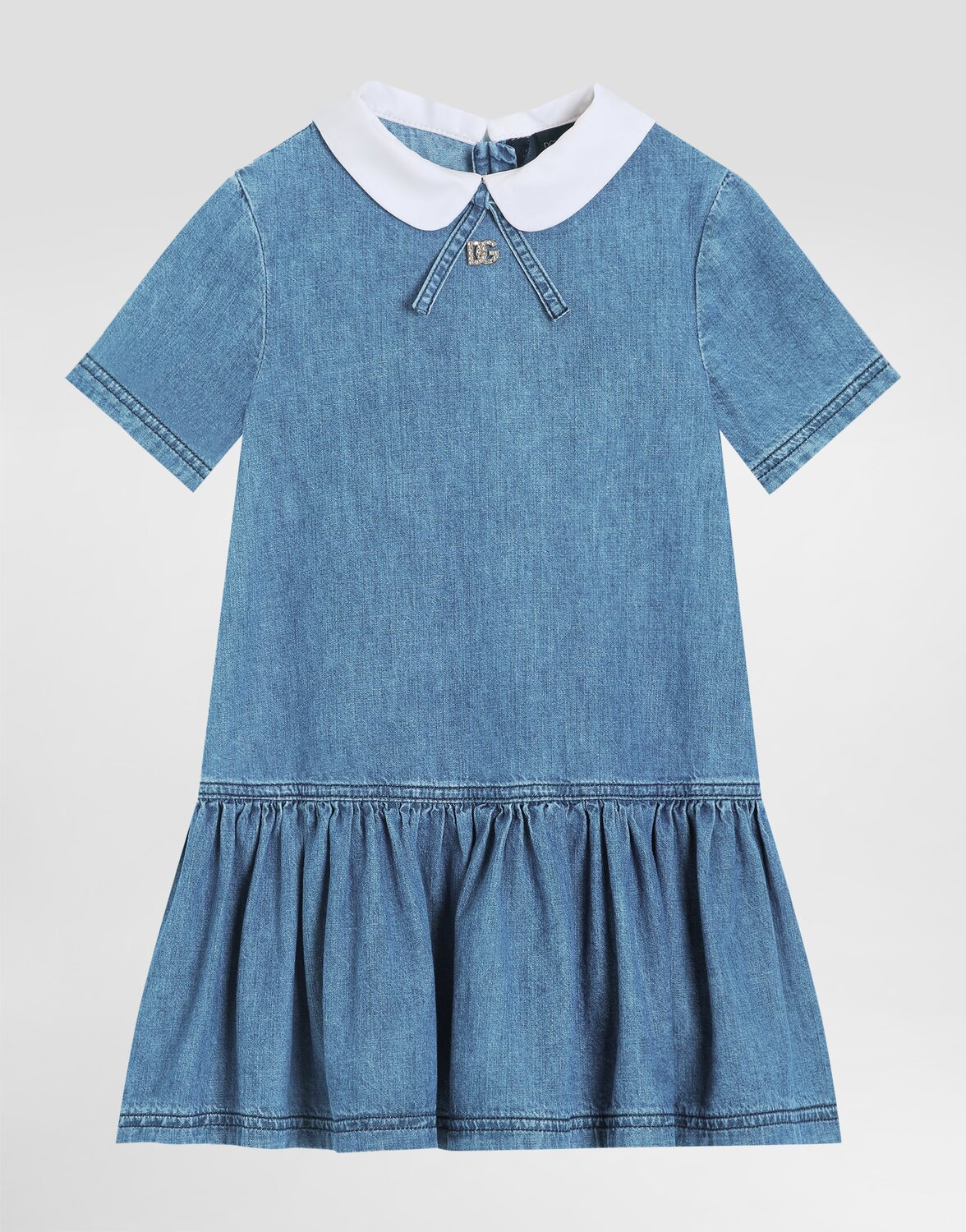 Платье из шамбре с логотипом DG Dolce&Gabbana, мультиколор
Платье из шамбре с логотипом DG Dolce&Gabbana, мультиколор