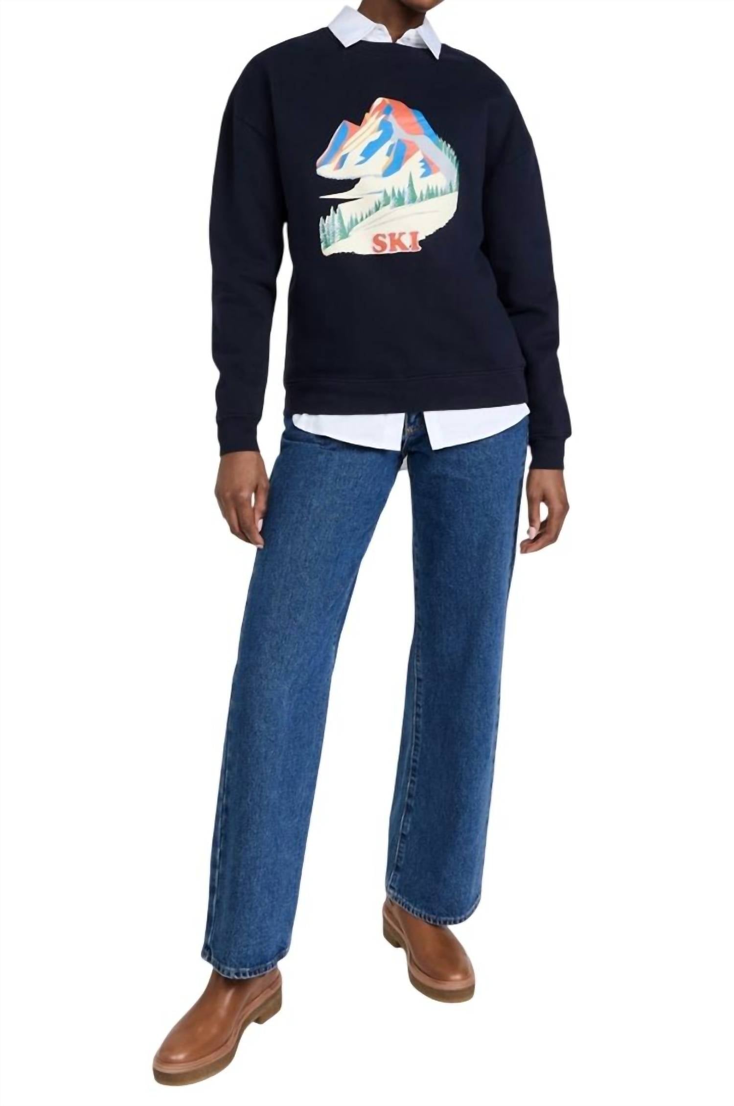 Толстовка Alps свободного покроя в темно-синем цвете KULE
Толстовка Alps свободного покроя в темно-синем цвете KULE