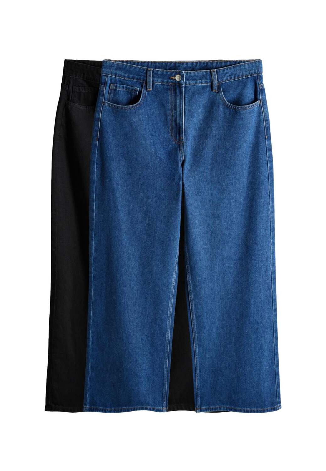 The Set Джинсы Wide Leg в синем дениме, черном дениме
The Set Джинсы Wide Leg в синем дениме, черном дениме