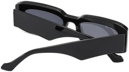 Солнцезащитные очки прямоугольной формы 2027 года для мужчин и женщин, с широкими дужками, дорожные, винтажные, ретро, с защитой от УФ-излучения UV400 MTZJH, Black
Солнцезащитные очки прямоугольной формы 2027 года для мужчин и женщин, с широкими дужками, дорожные, винтажные, ретро, с защитой от УФ-излучения UV400 MTZJH, Black