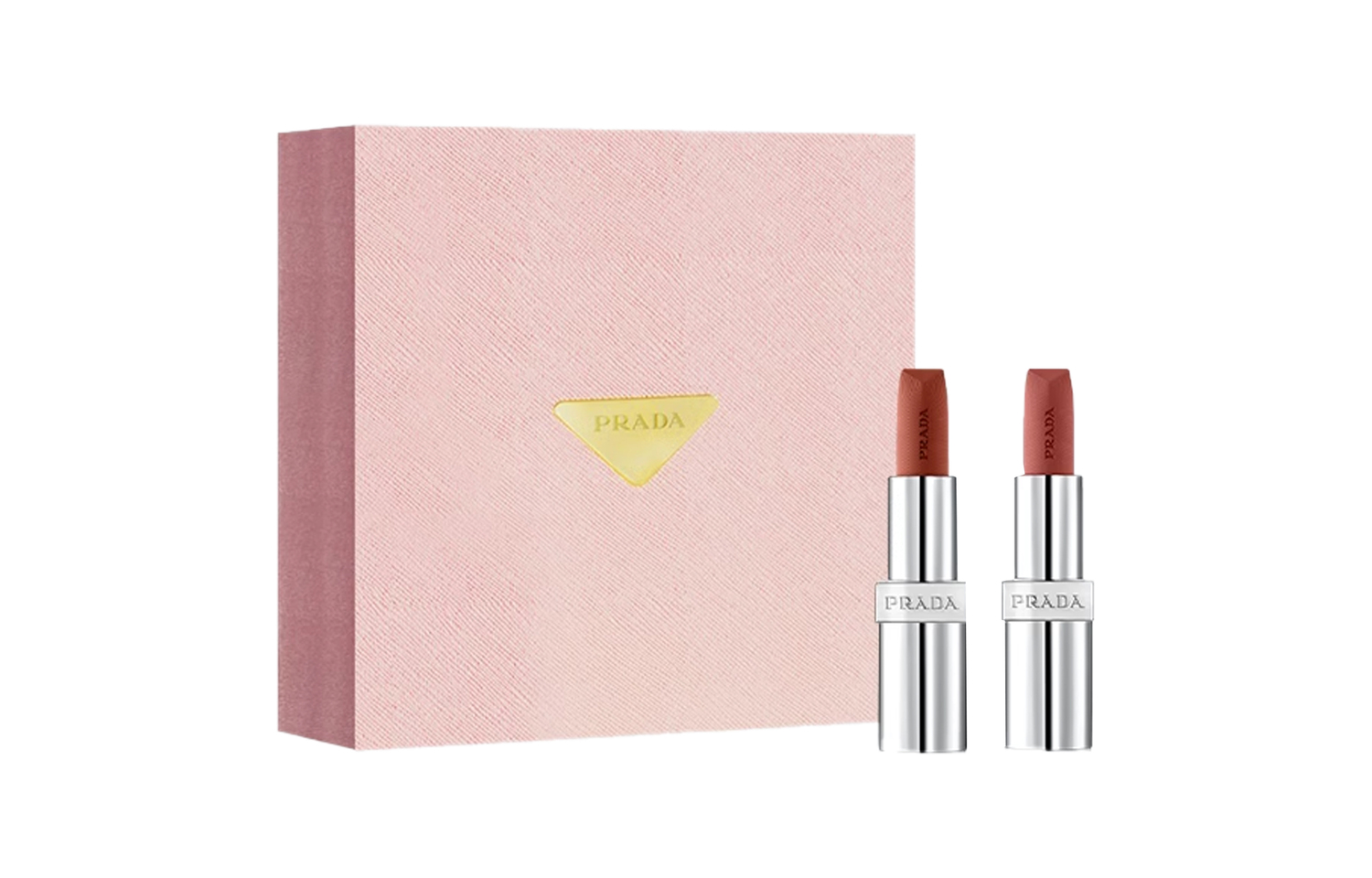 Лимитированная серия подарочный набор помад матовые 3,8г+3,8г PRADA
Лимитированная серия подарочный набор помад матовые 3,8г+3,8г PRADA