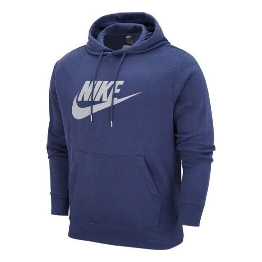 Толстовка Nike front large logo hoodie 'Navy', синий 
Толстовка Nike front large logo hoodie 'Navy', синий