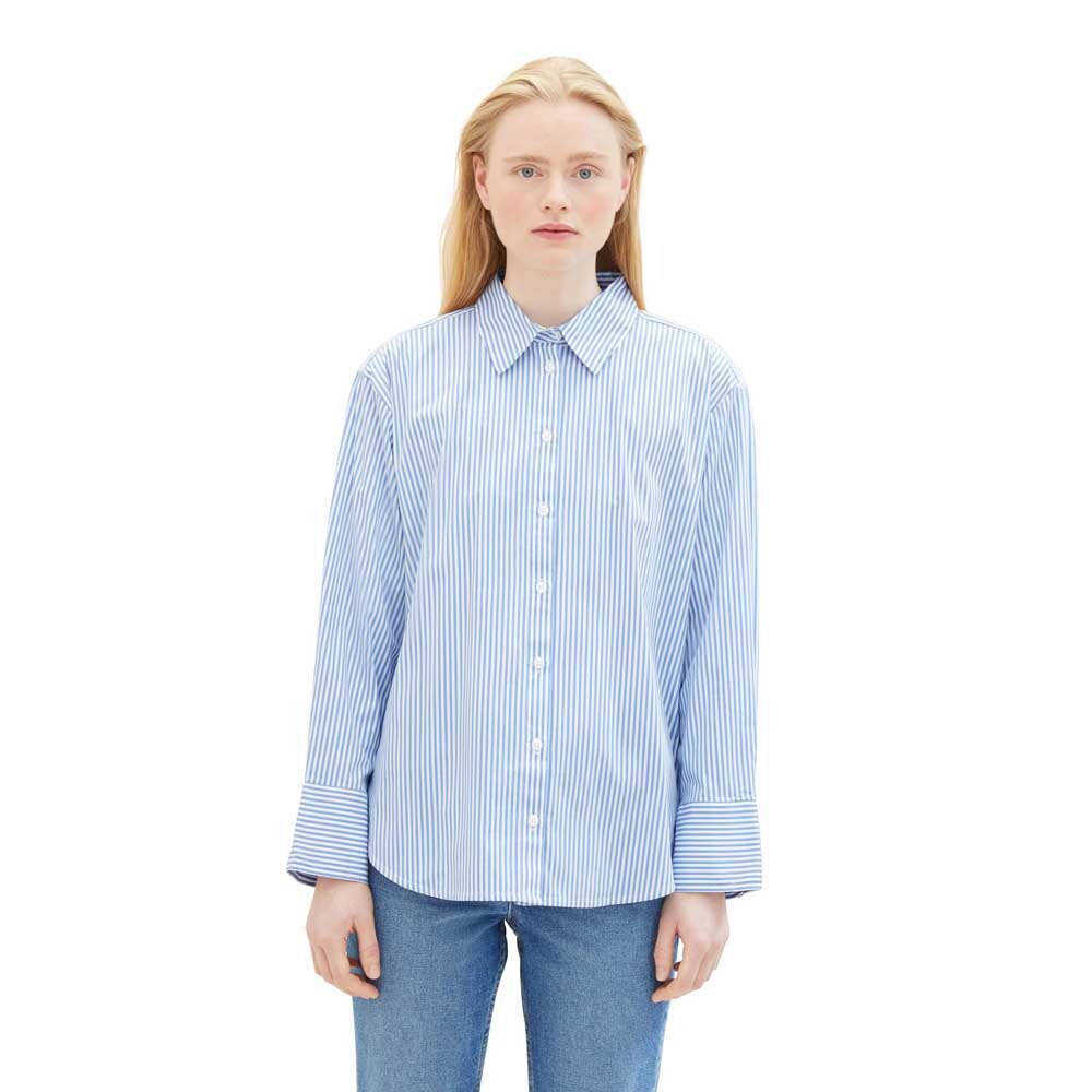 Рубашка Tom Tailor Striped Poplin, синий
Рубашка Tom Tailor Striped Poplin, синий