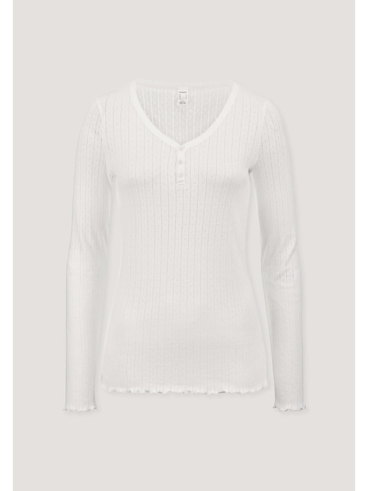 Пижамная рубашка Pointelle Henley натурального белого цвета Hessnatur
Пижамная рубашка Pointelle Henley натурального белого цвета Hessnatur