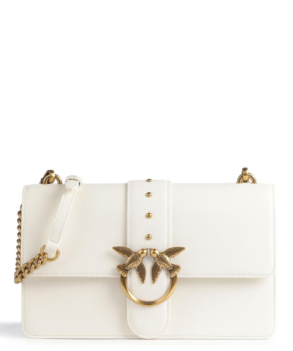 Сумка через плечо Love One Classic из мелкозернистой яловой кожи. Pinko, белый
Сумка через плечо Love One Classic из мелкозернистой яловой кожи. Pinko, белый