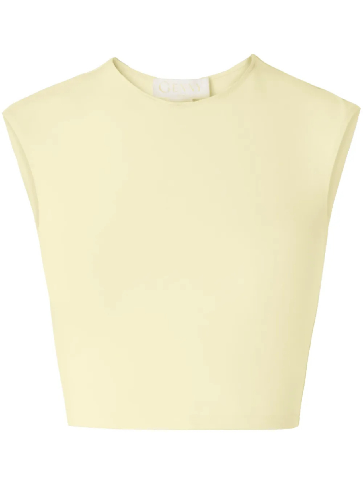 Genny укороченный топ без рукавов, желтый
Genny укороченный топ без рукавов, желтый
