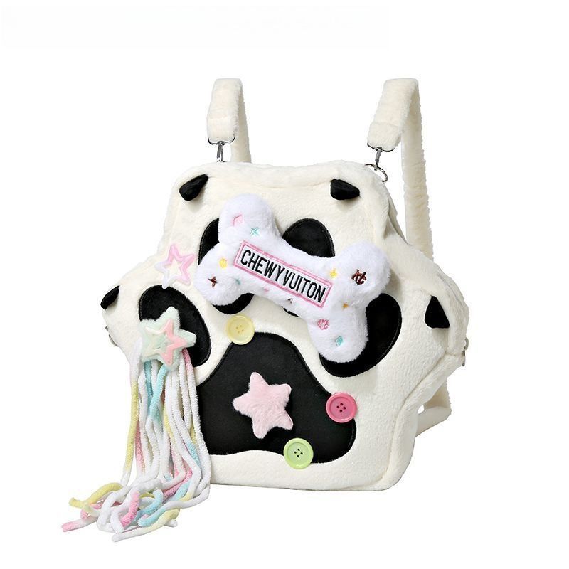 Очаровательная кошачья сумка мягкий двойной плечевой маленький рюкзак Ita Bag кукольные товары Dolls and bears dance, белый
Очаровательная кошачья сумка мягкий двойной плечевой маленький рюкзак Ita Bag кукольные товары Dolls and bears dance, белый