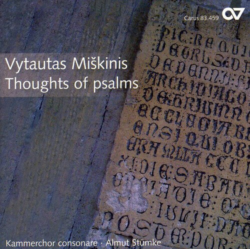 CD диск Miskinis / Kammerchor Consonare / Stumke: Thoughts of Psalms: Contemporary Choral Lithuania
CD диск Miskinis / Kammerchor Consonare / Stumke: Thoughts of Psalms: Contemporary Choral Lithuania