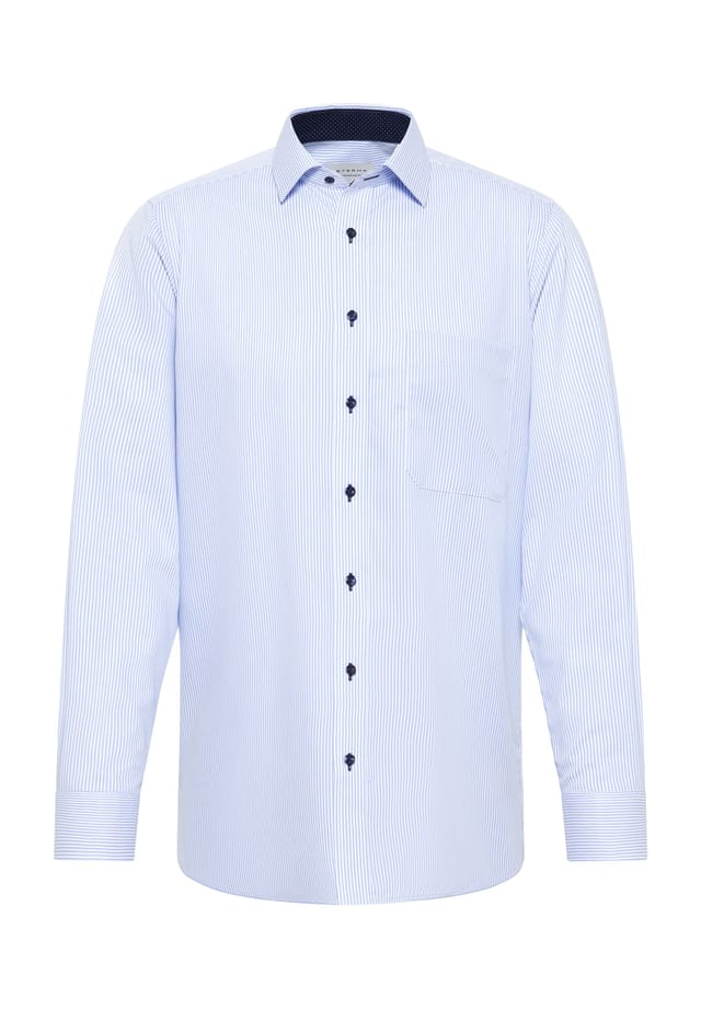 Рубашка из тонкого твила удобная посадка Eterna, голубой
Рубашка из тонкого твила удобная посадка Eterna, голубой