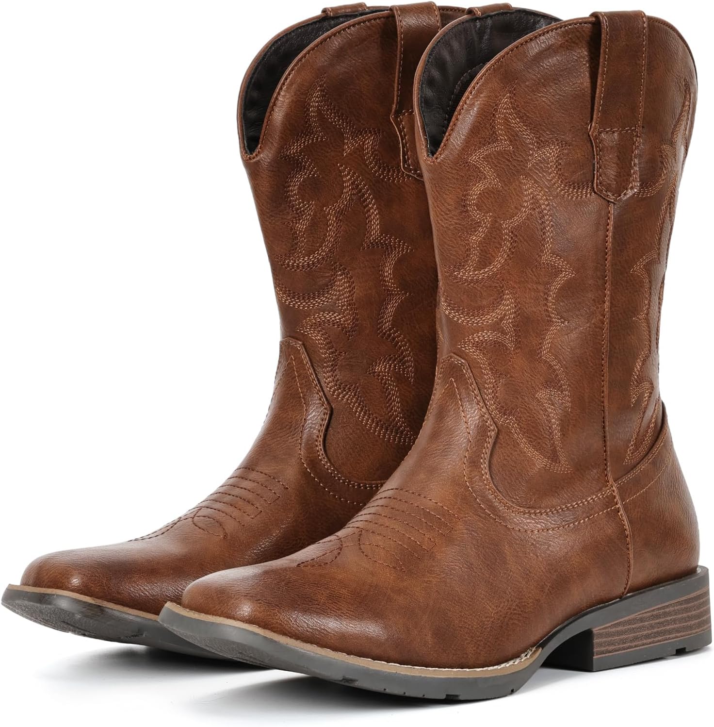 Мужские ковбойские сапоги IUV с квадратным носком, вестерн-сапоги, прочные ретро-классические с вышивкой, на шнуровке, противоскользящие сельские сапоги, коричневый
Мужские ковбойские сапоги IUV с квадратным носком, вестерн-сапоги, прочные ретро-классические с вышивкой, на шнуровке, противоскользящие сельские сапоги, коричневый