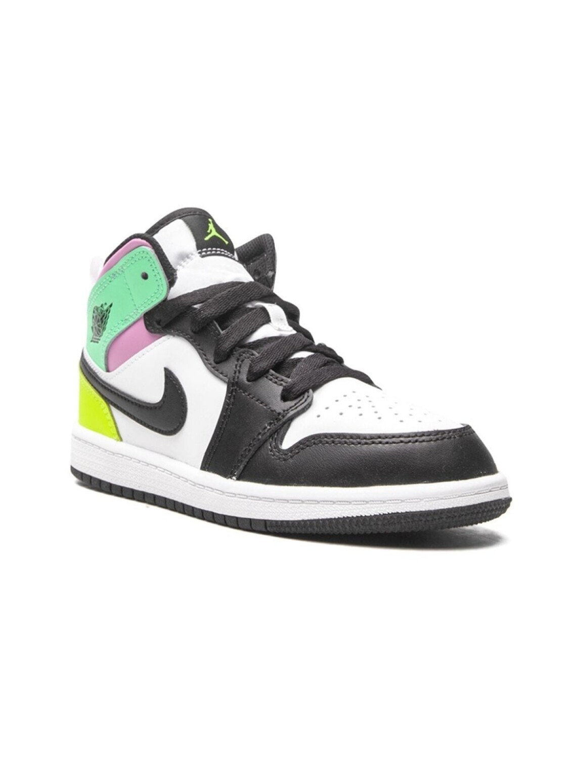Кроссовки Jordan 1 Mid Jordan Kids, белый 
Кроссовки Jordan 1 Mid Jordan Kids, белый