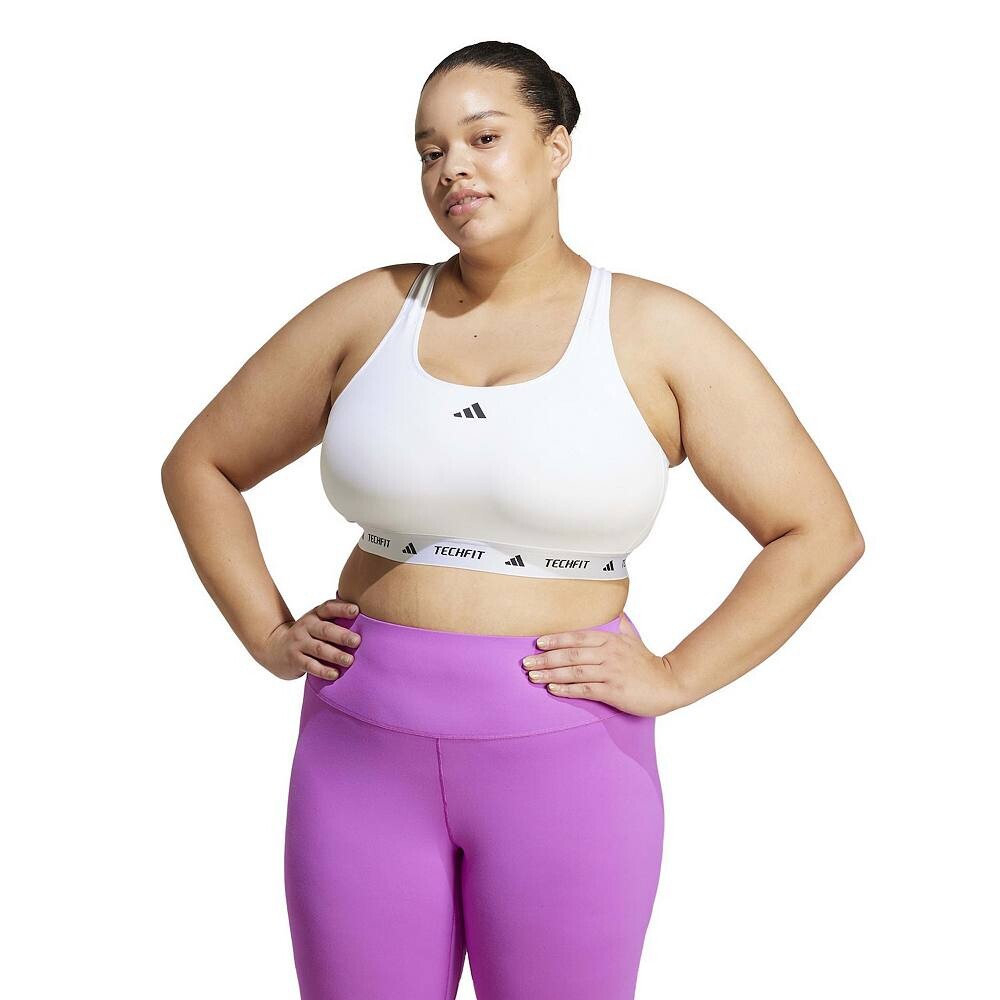 Тренировочный бюстгальтер больших размеров adidas Techfit Adidas, белый
Тренировочный бюстгальтер больших размеров adidas Techfit Adidas, белый