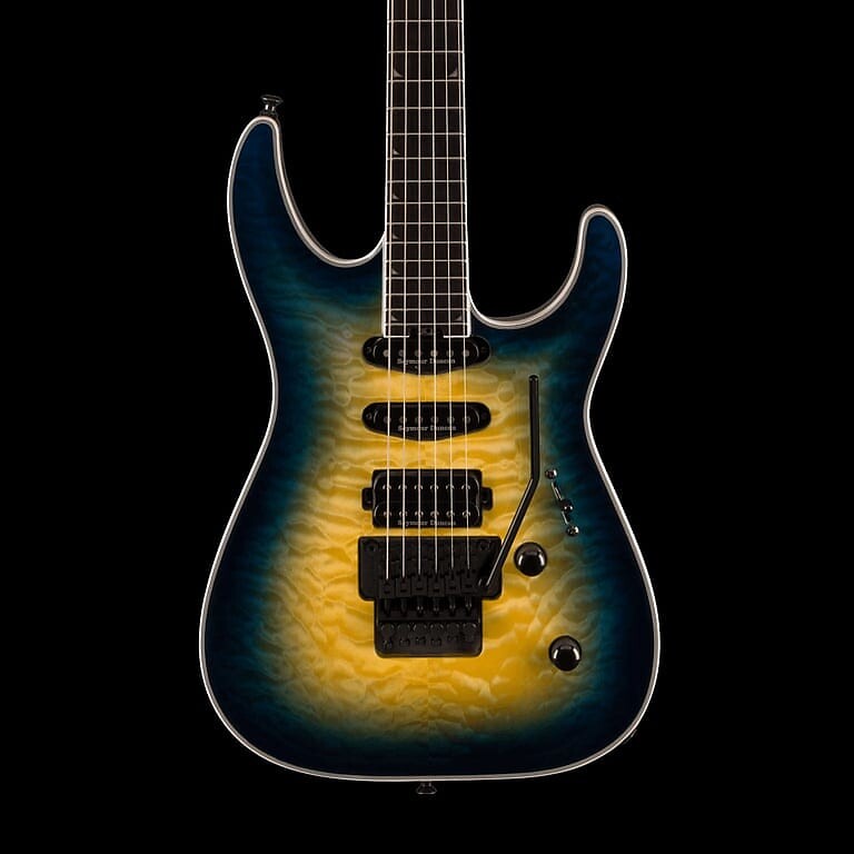 Электрогитара Jackson Pro Plus Series Soloist SLA3Q Amber Blue Burst with Gig Bag 
Электрогитара Jackson Pro Plus Series Soloist SLA3Q Amber Blue Burst with Gig Bag