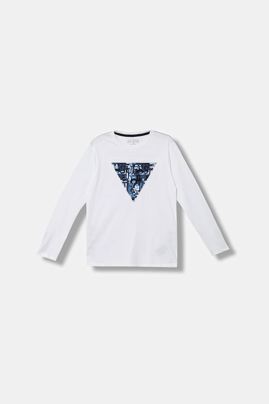 Детская хлопковая кофта с длинным рукавом Guess, белый
Детская хлопковая кофта с длинным рукавом Guess, белый