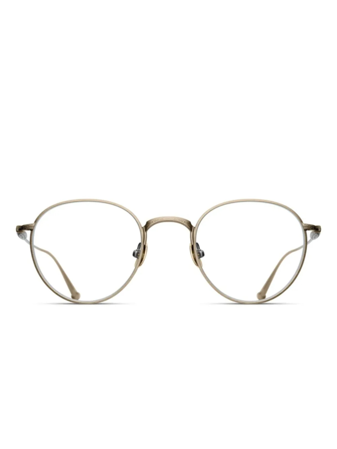 Круглые очки в металлической оправе Matsuda, золотой
Круглые очки в металлической оправе Matsuda, золотой