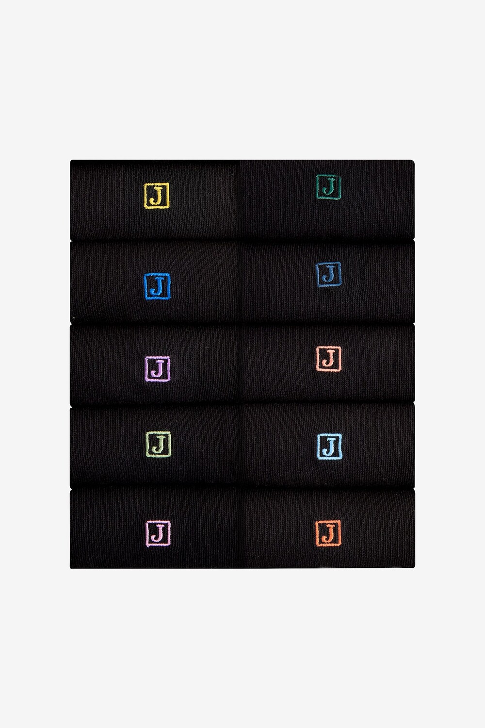 Вышитые прочные свежие носки, упаковка 10 пар Next, черный
Вышитые прочные свежие носки, упаковка 10 пар Next, черный