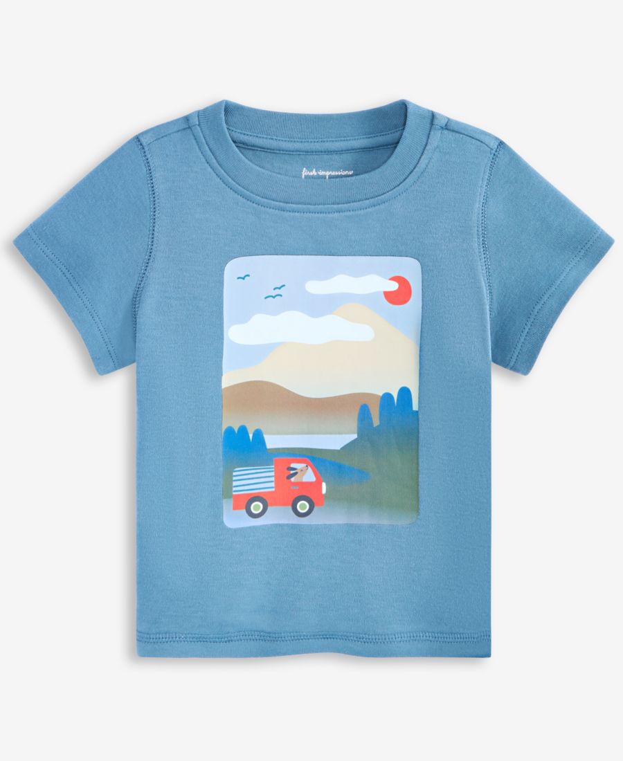 Детская футболка с коротким рукавом для мальчиков (3-24 месяца) с рисунком грузовика First Impressions, Cloudstorm
Детская футболка с коротким рукавом для мальчиков (3-24 месяца) с рисунком грузовика First Impressions, Cloudstorm