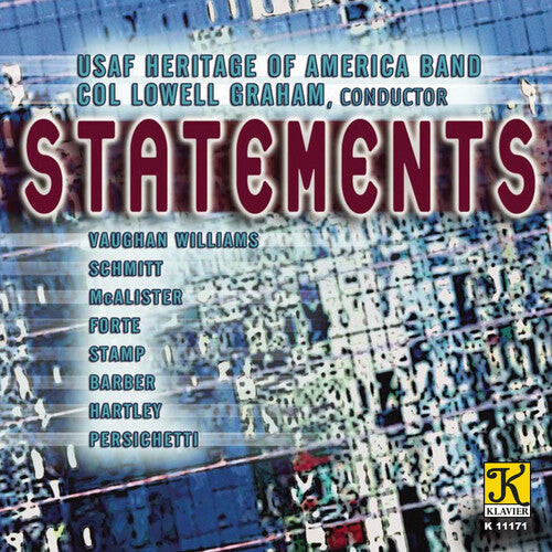 CD диск Us Air Force Band / Vaughan Williams / Graham: Statements
CD диск Us Air Force Band / Vaughan Williams / Graham: Statements