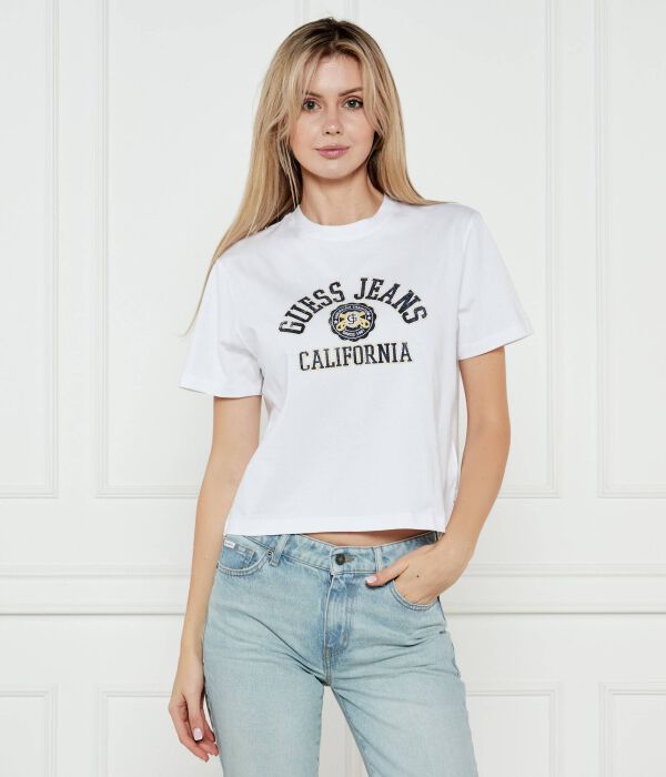 Футболка Guess Jeans California Cropped Fit, белый
Футболка Guess Jeans California Cropped Fit, белый