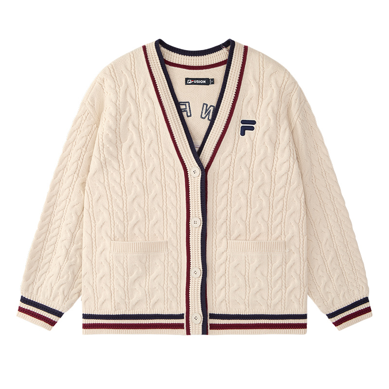FILA FUSION FOB Series вязаный свитер женский wheat cream
FILA FUSION FOB Series вязаный свитер женский wheat cream
