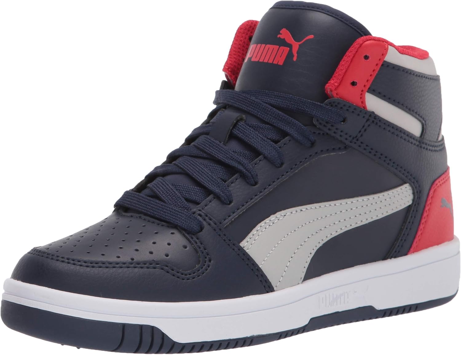 Детские кроссовки Puma Rebound Layup Mid (унисекс), белый/красный/фиолетовый/серый
Детские кроссовки Puma Rebound Layup Mid (унисекс), белый/красный/фиолетовый/серый