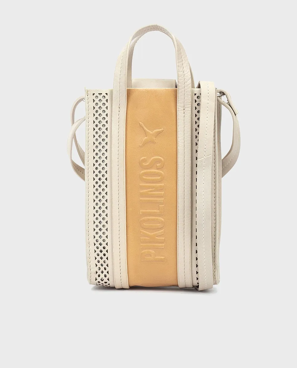 Женская кожаная сумка с застежкой-защелкой Pikolinos, белый
Женская кожаная сумка с застежкой-защелкой Pikolinos, белый