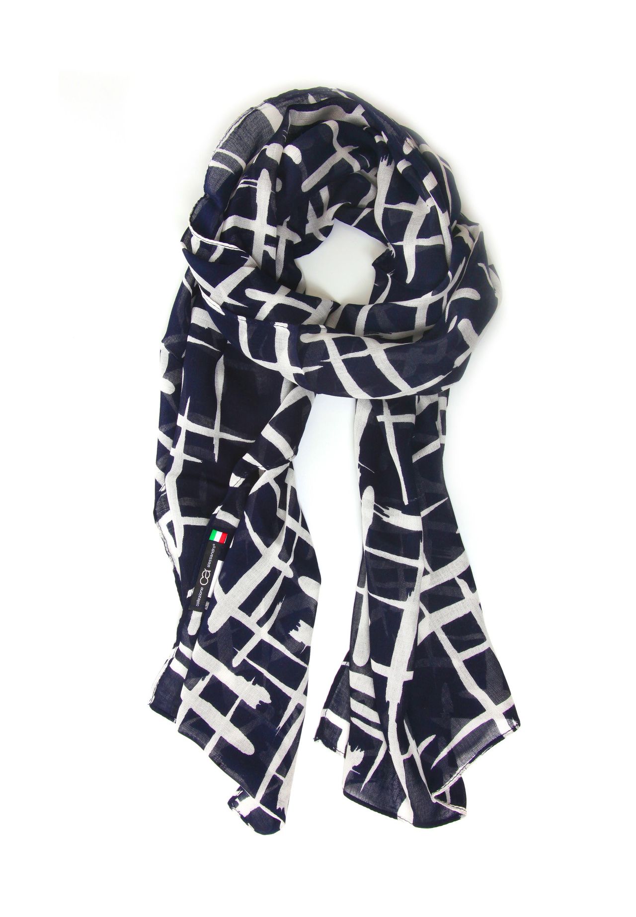 Итальянский шарф Япония из чистого натурального материала Collezione alessandro, синий
Итальянский шарф Япония из чистого натурального материала Collezione alessandro, синий