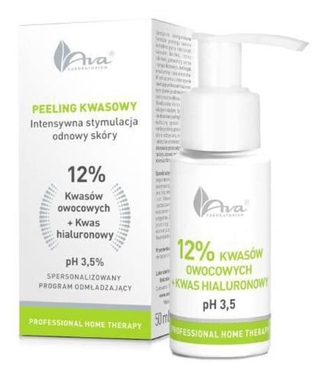 Фруктовые кислоты + гиалуроновая кислота, 50мл Ava PHT Acid Peeling 12%
Фруктовые кислоты + гиалуроновая кислота, 50мл Ava PHT Acid Peeling 12%