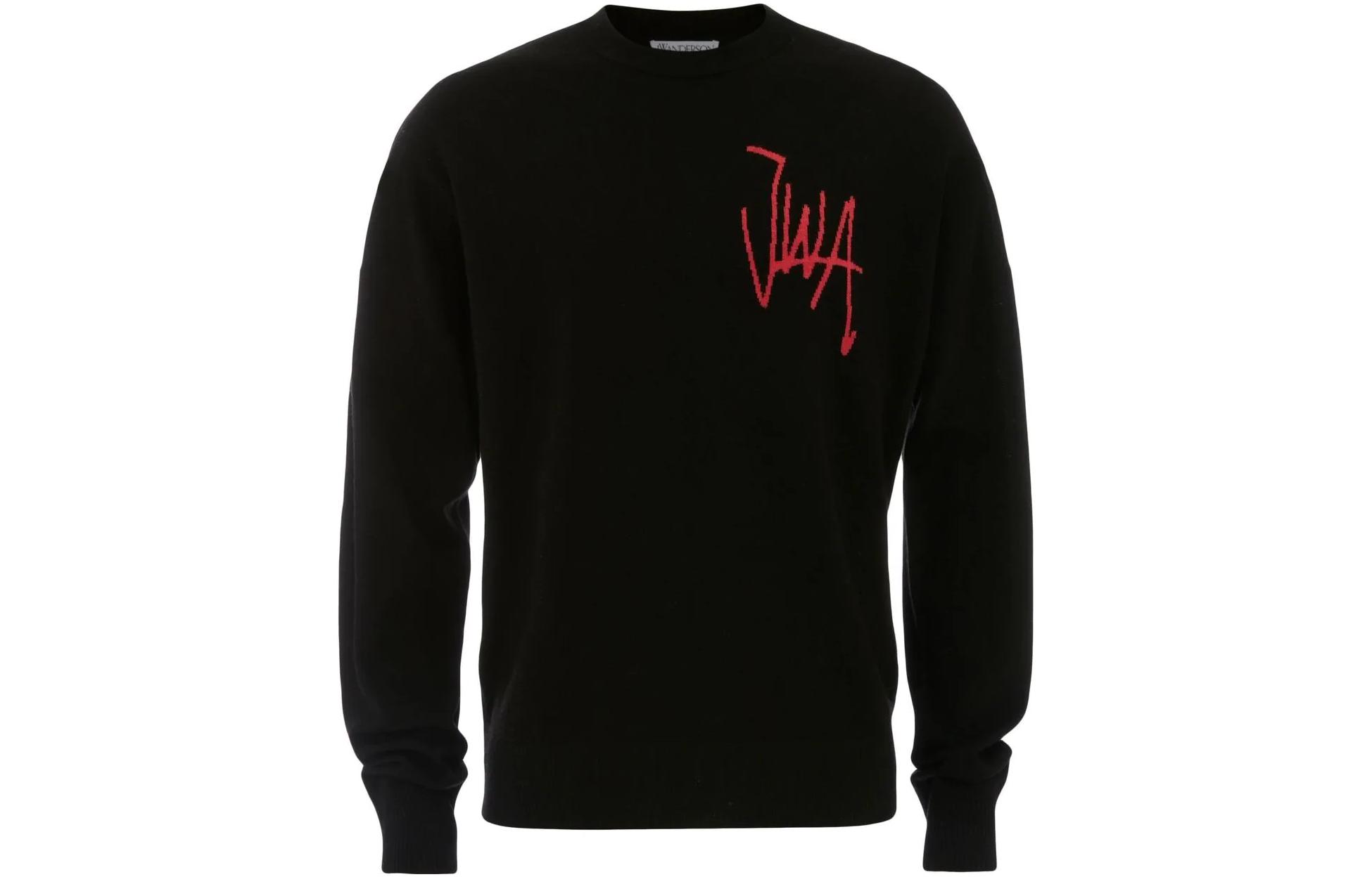 Джемпер с интарсией Logo JW Anderson, черный
Джемпер с интарсией Logo JW Anderson, черный