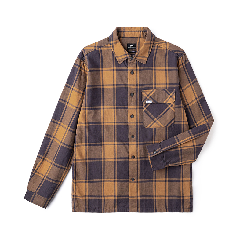 Lee Мужская рубашка коричневого цвета
Lee Мужская рубашка коричневого цвета