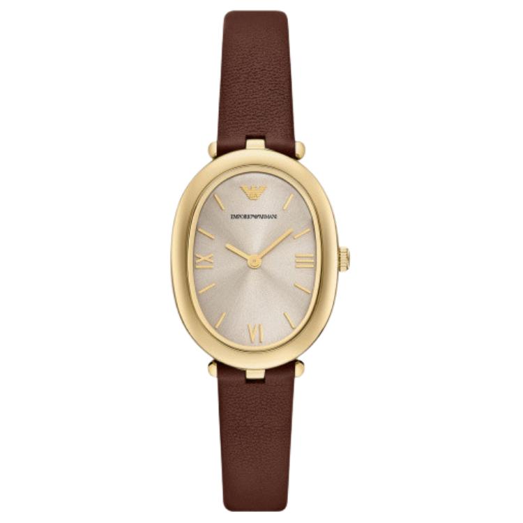 EMPORIO ARMANI Двуручные часы Brown Leather
EMPORIO ARMANI Двуручные часы Brown Leather