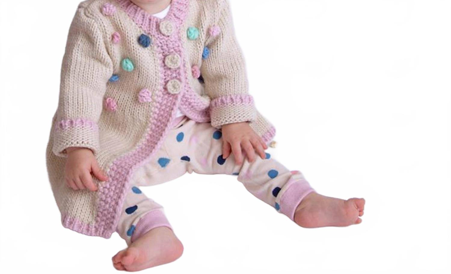 Детский свитер для девочек с помпонами и узором "попкорн" в цвете слоновая кость/розовый/голубой Huggalugs
Детский свитер для девочек с помпонами и узором "попкорн" в цвете слоновая кость/розовый/голубой Huggalugs