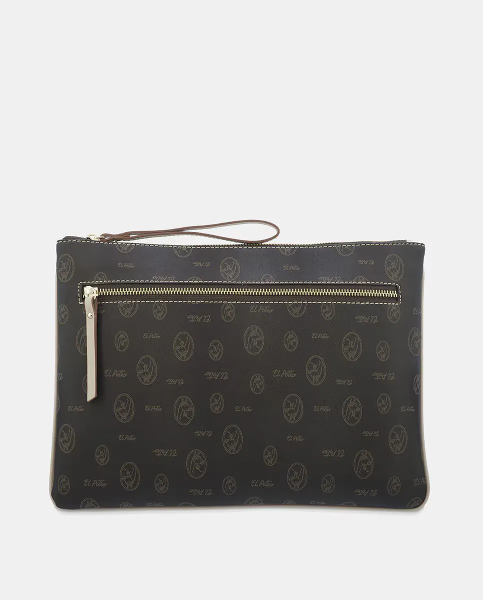 Ручная папка из воловьей кожи и коричневого холста El Potro, коричневый
Ручная папка из воловьей кожи и коричневого холста El Potro, коричневый