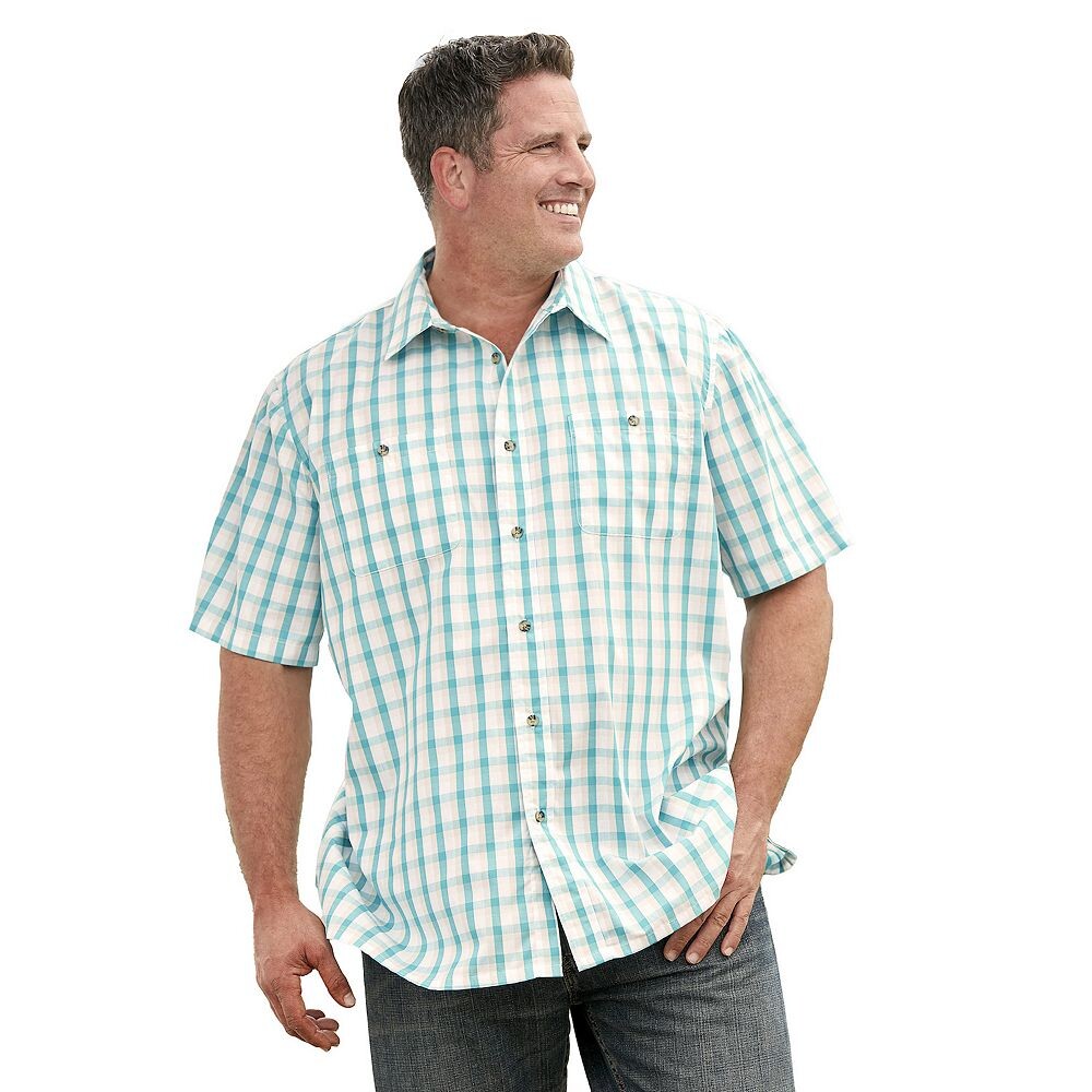 Мужская спортивная рубашка в клетку с короткими рукавами и принтом Kingsize Big & Tall KingSize, цвет Light Teal Check
Мужская спортивная рубашка в клетку с короткими рукавами и принтом Kingsize Big & Tall KingSize, цвет Light Teal Check